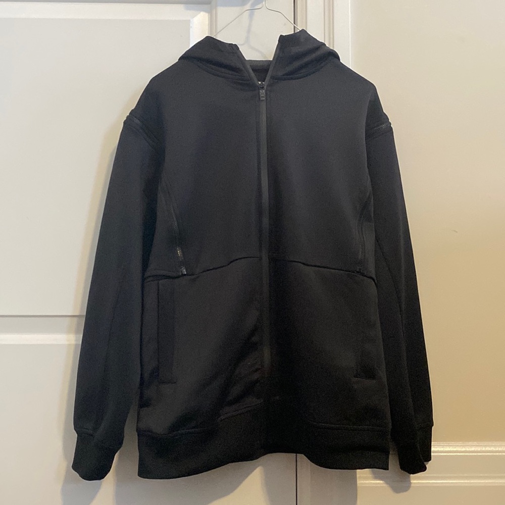 Zara Kids- Boys Black jacket w/ zip up sleeves 🖤